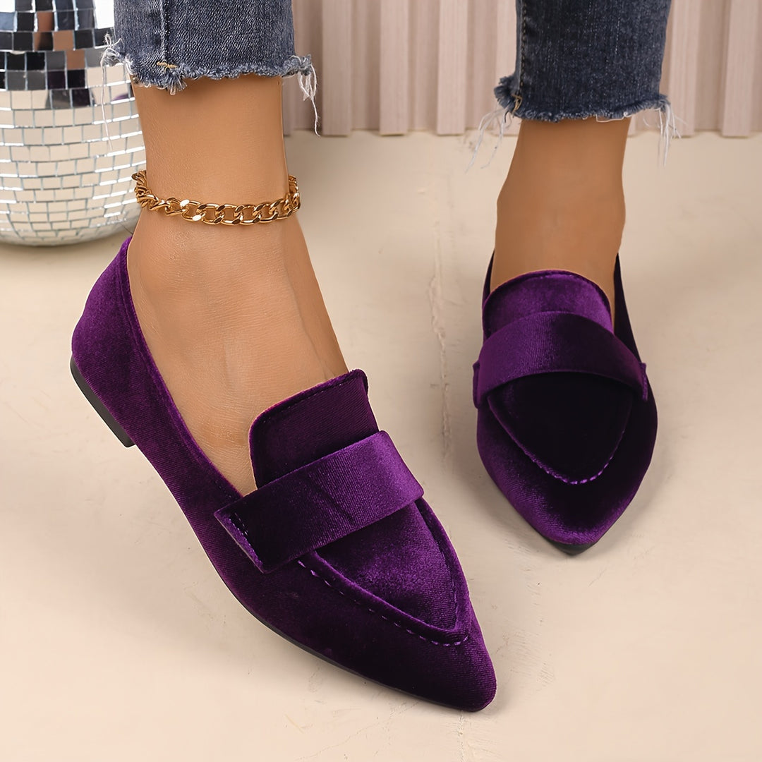 Valentina Velvet Loafer