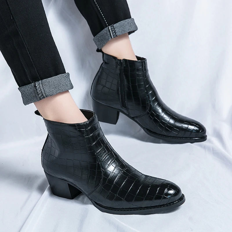 Castellano Crocodile Boot