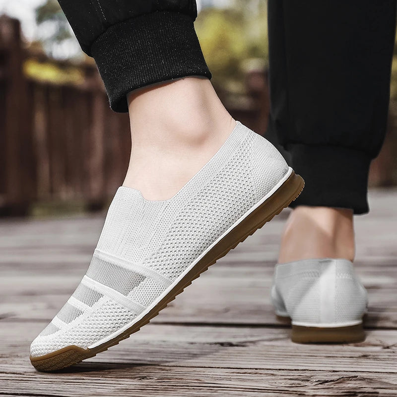 Flex Striped Mesh Loafer