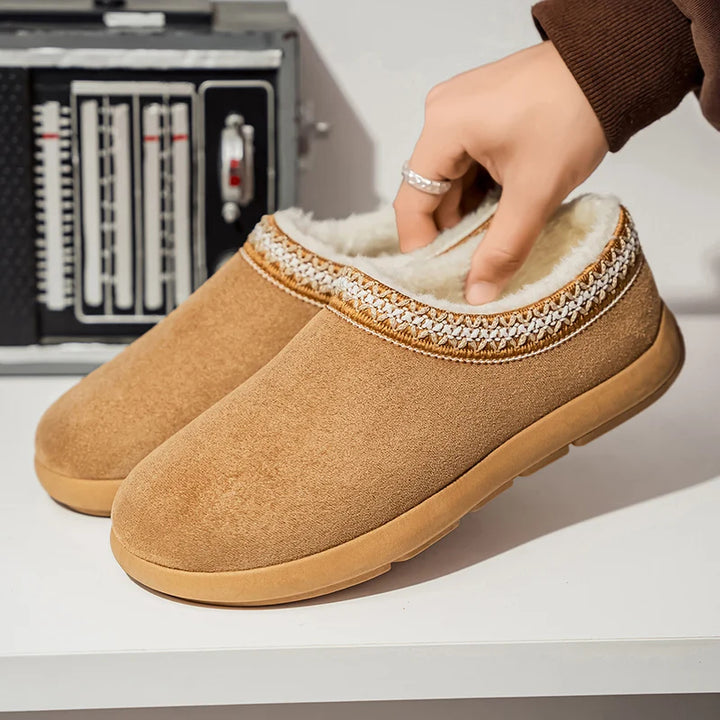 Tundra Fleece Suede Slipper
