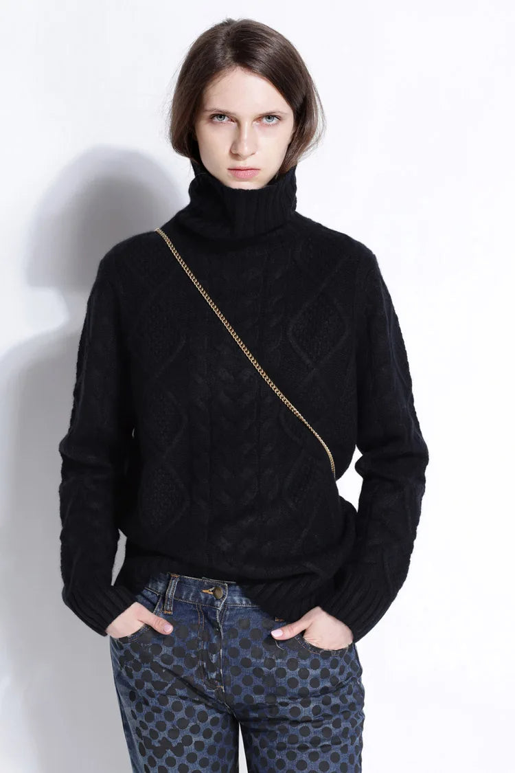 Contrast Theory Merino Wool Sweater