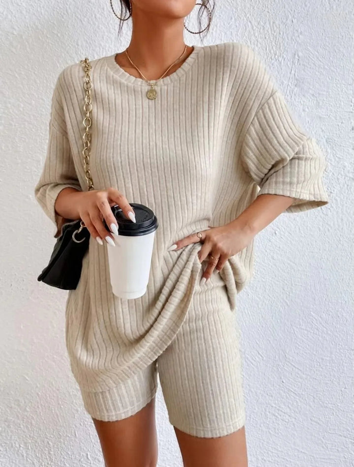 Sunday Ribbed Lounge Set