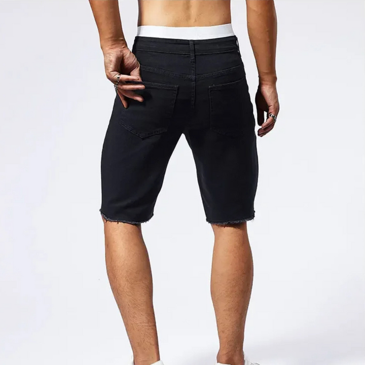Riot Distressed Denim Short