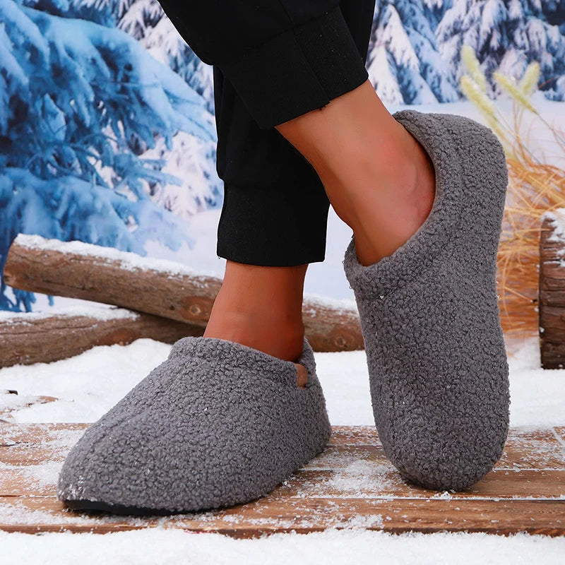 Alpine Teddy Fleece Slides