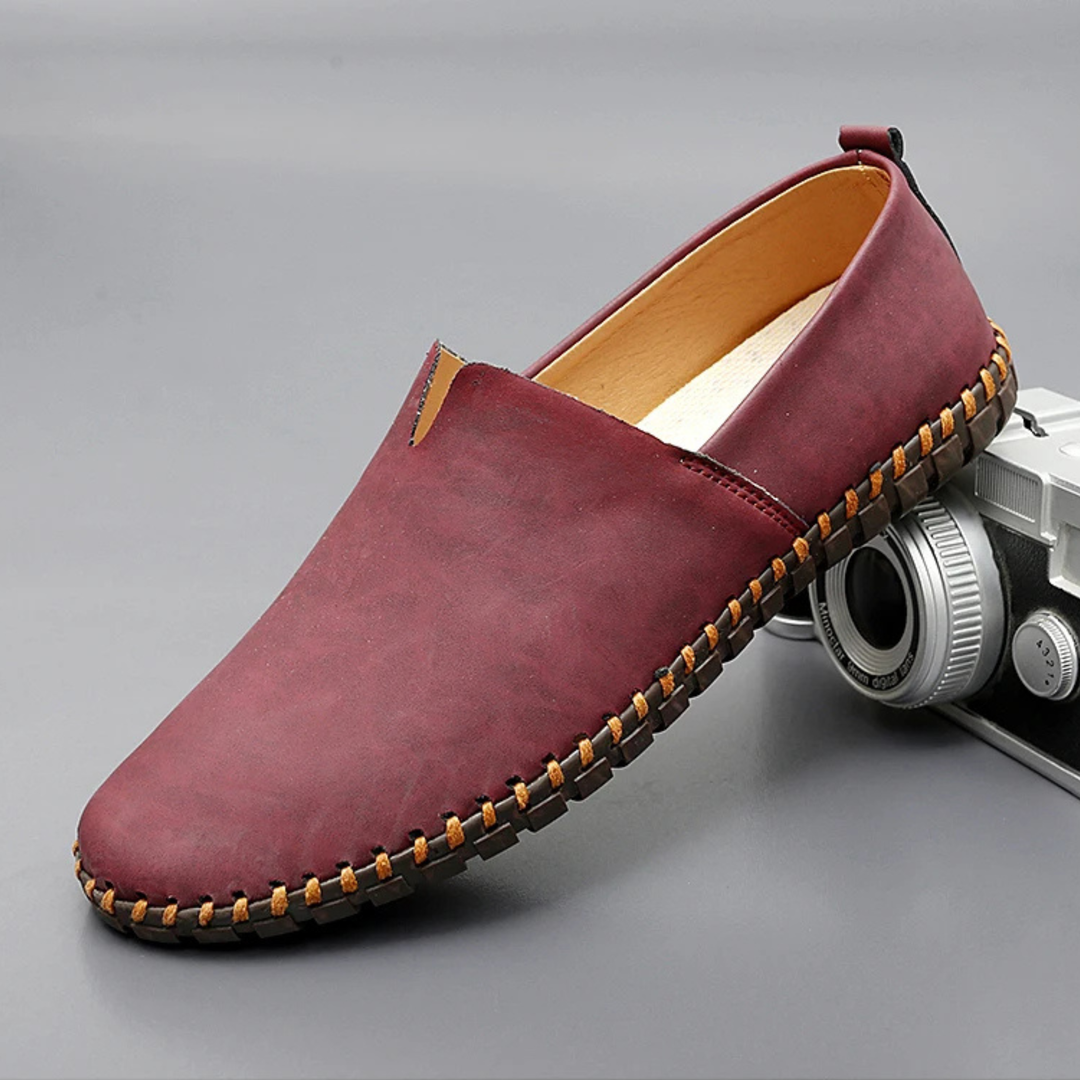 Halton Stitched Leather Loafer