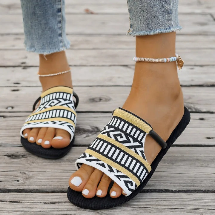 Zahara Boho Pattern Slides