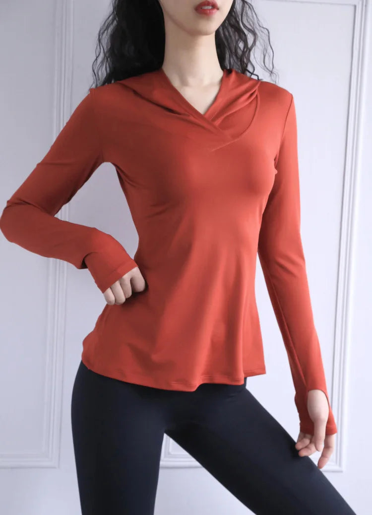 Essence Hooded Active Top