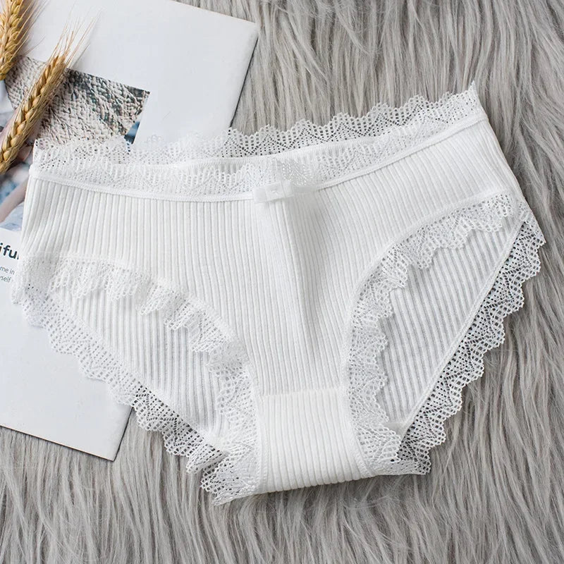 Essentia Lace Cotton Panty Set