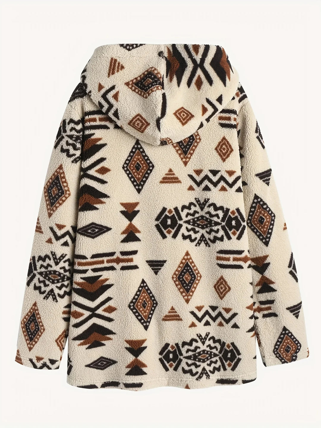 Navajo Hooded Fleece Coat