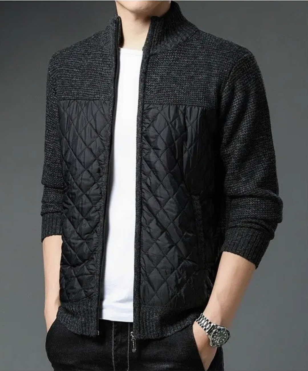 Alpine Diamond-Quilted Jacket