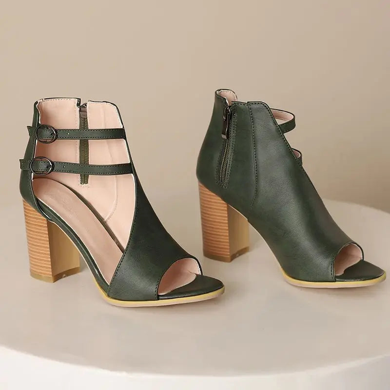Venice Peep Toe Heel