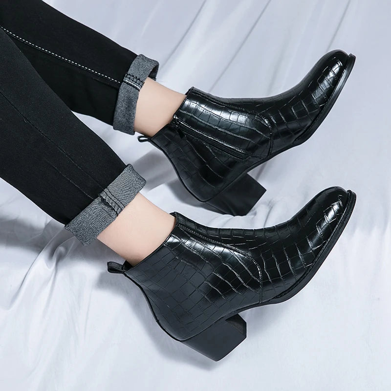 Castellano Crocodile Boot