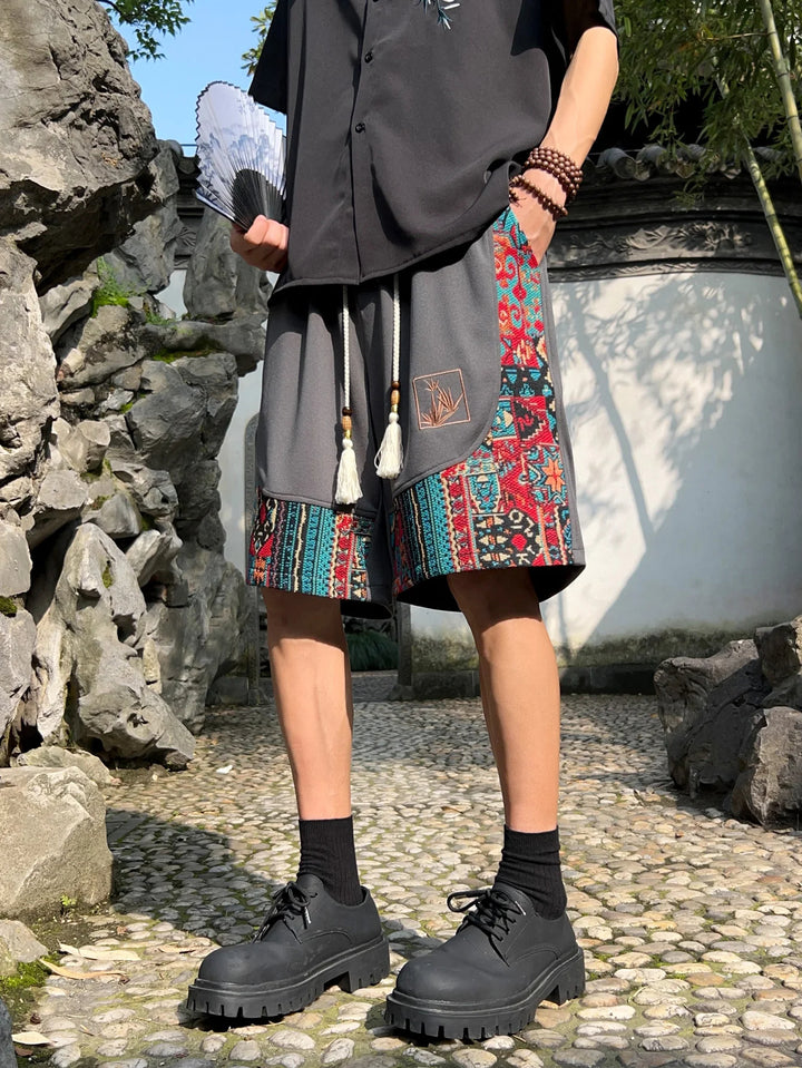 Dynasty Embroidered Short