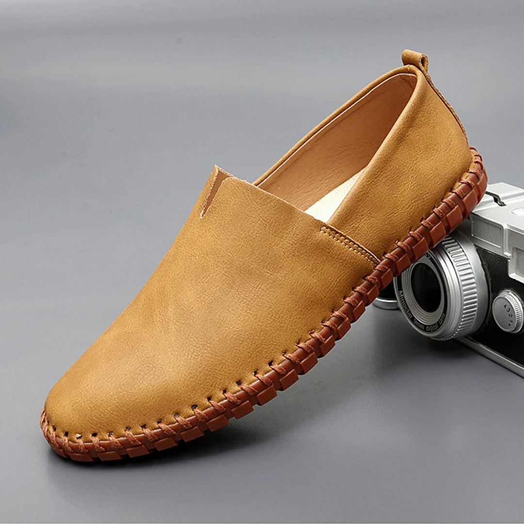 Halton Stitched Leather Loafer
