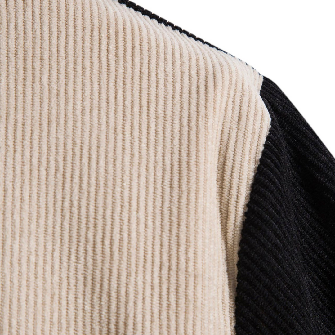 Helix Two-Tone Corduroy Button-Up
