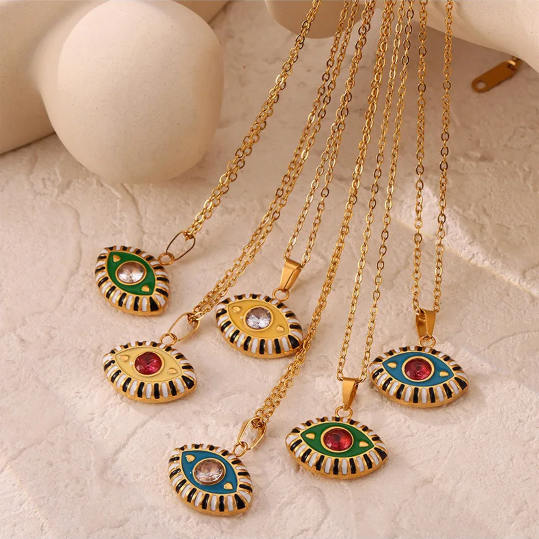 Alchemy Evil Eye Charm Necklace