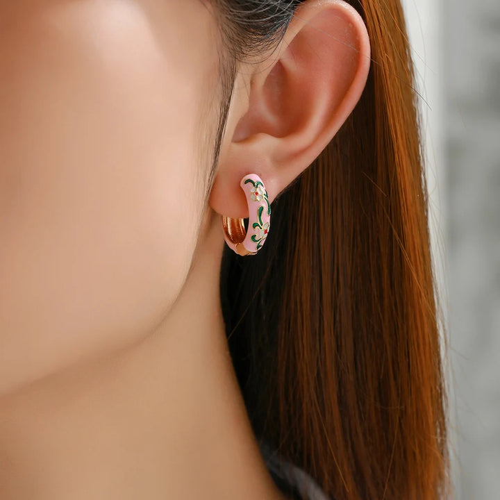 Jardin Bloom Hoop Earrings