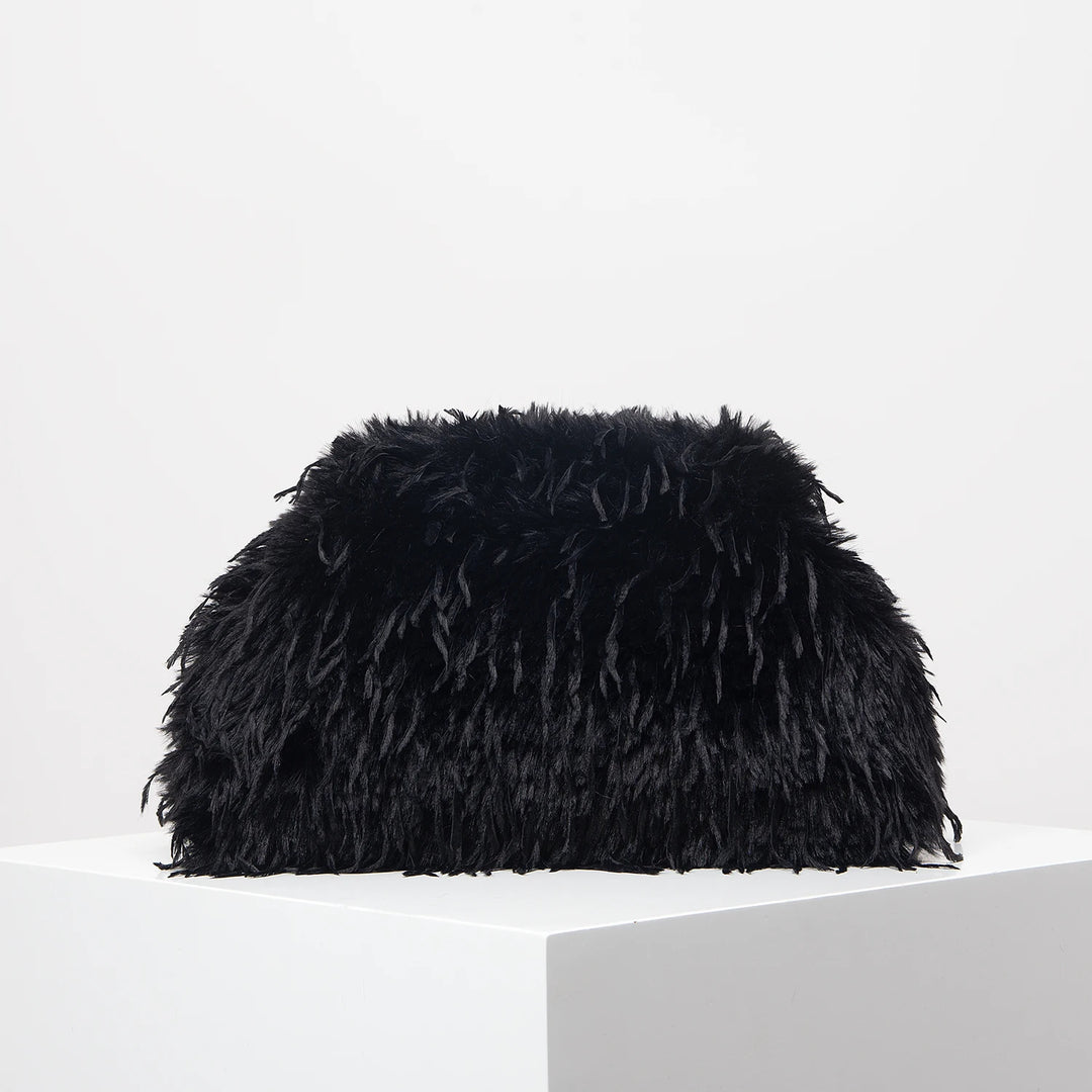 Glamour Feather Clutch Bag