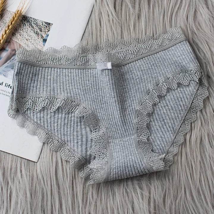 Essentia Lace Cotton Panty Set