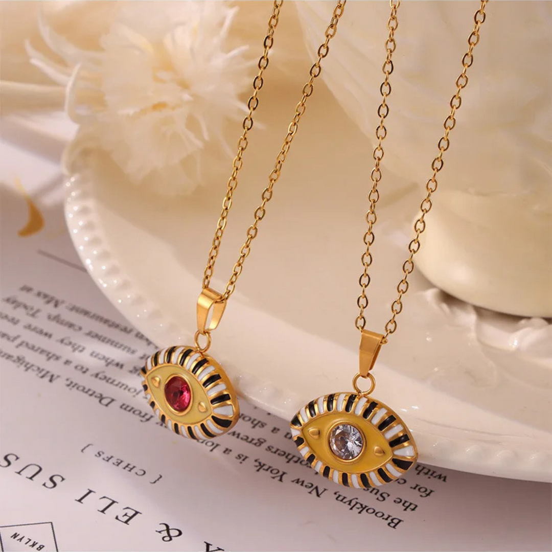 Alchemy Evil Eye Charm Necklace