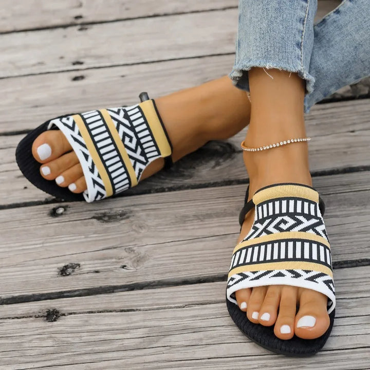Zahara Boho Pattern Slides