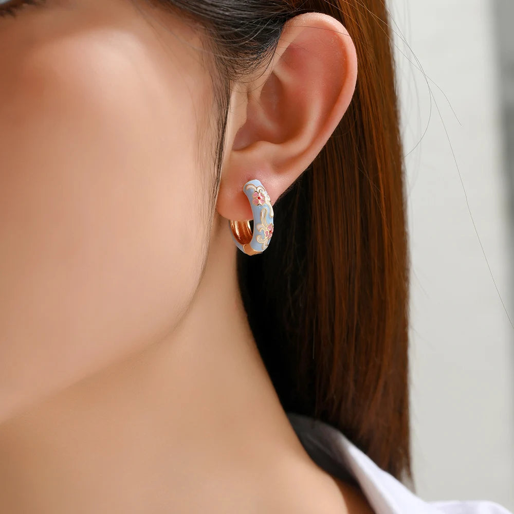 Jardin Bloom Hoop Earrings