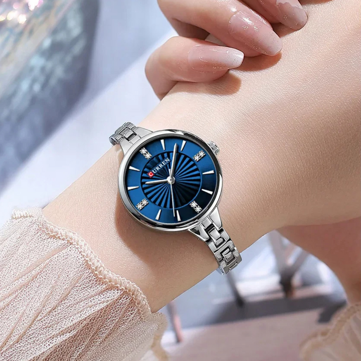 Empress Stainless Steel Timepiece