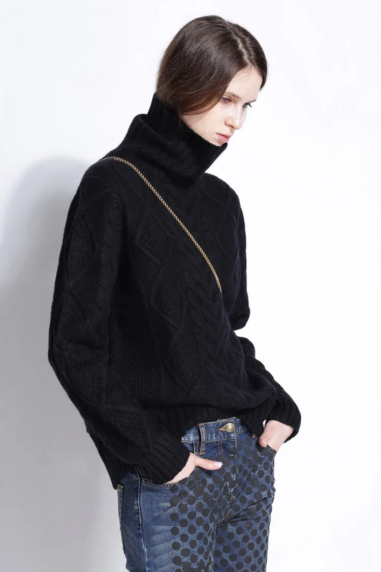 Contrast Theory Merino Wool Sweater