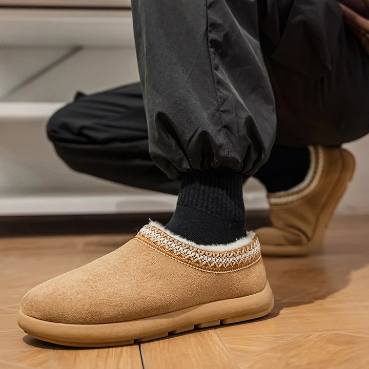Tundra Fleece Suede Slipper