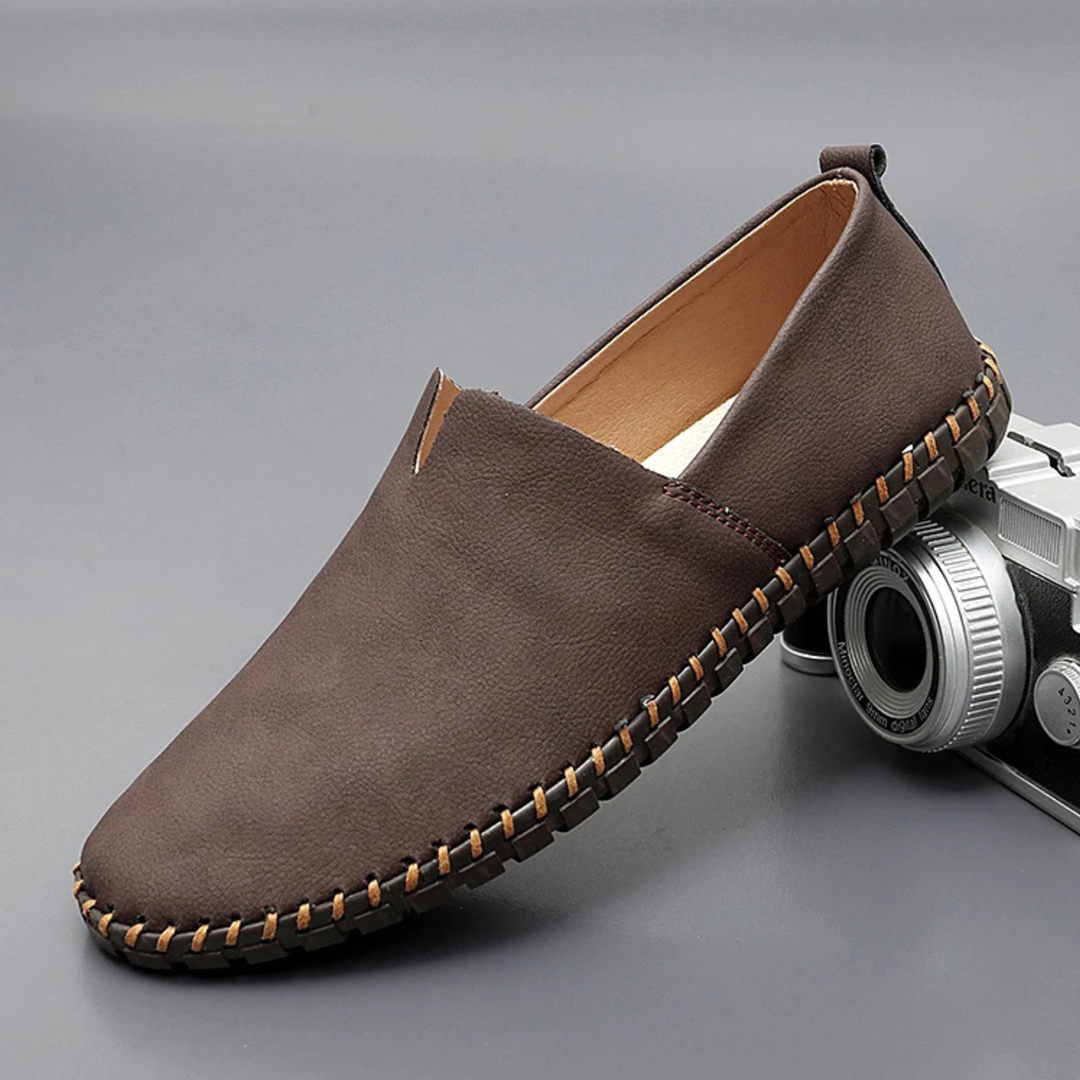 Halton Stitched Leather Loafer