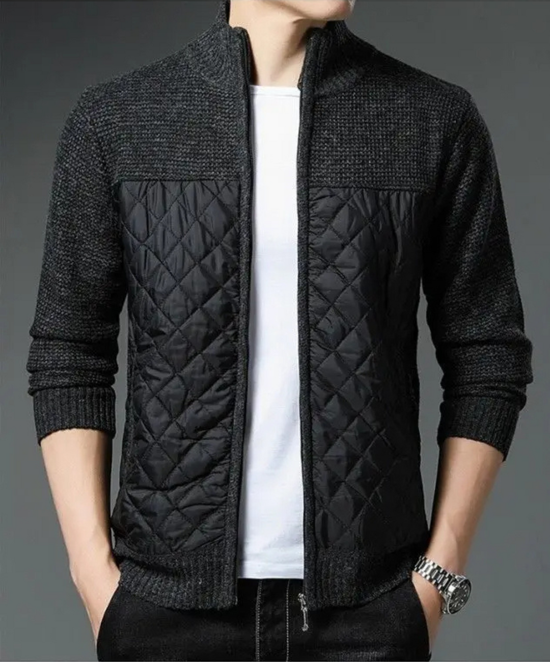 Alpine Diamond-Quilted Jacket