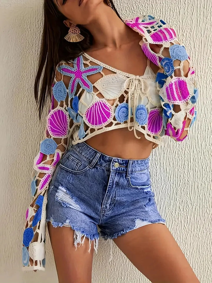 Pacific Muse Crochet Cover-Up