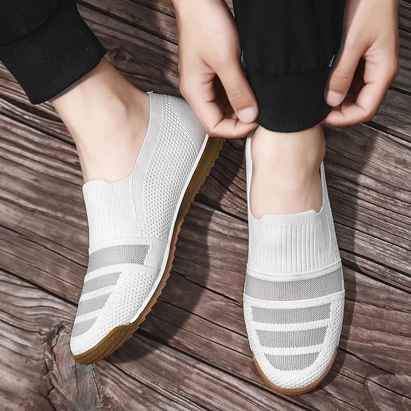 Flex Striped Mesh Loafer