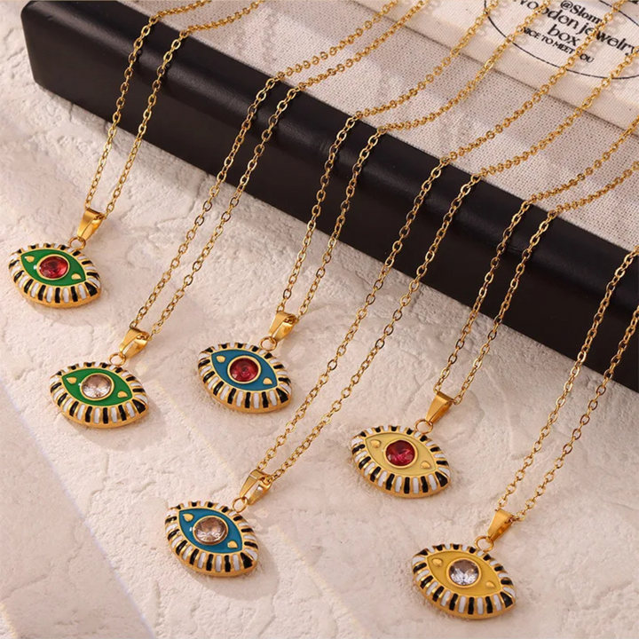 Alchemy Evil Eye Charm Necklace