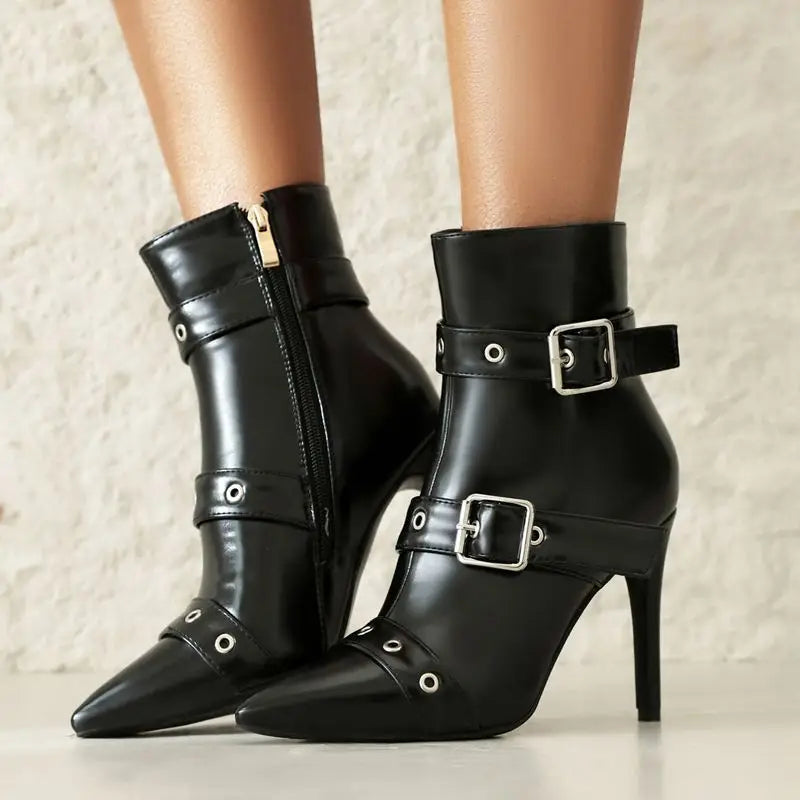 Runway Buckle Stiletto