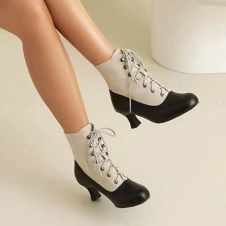 Margaux Victorian Canvas Boot