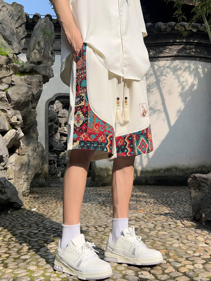 Dynasty Embroidered Short