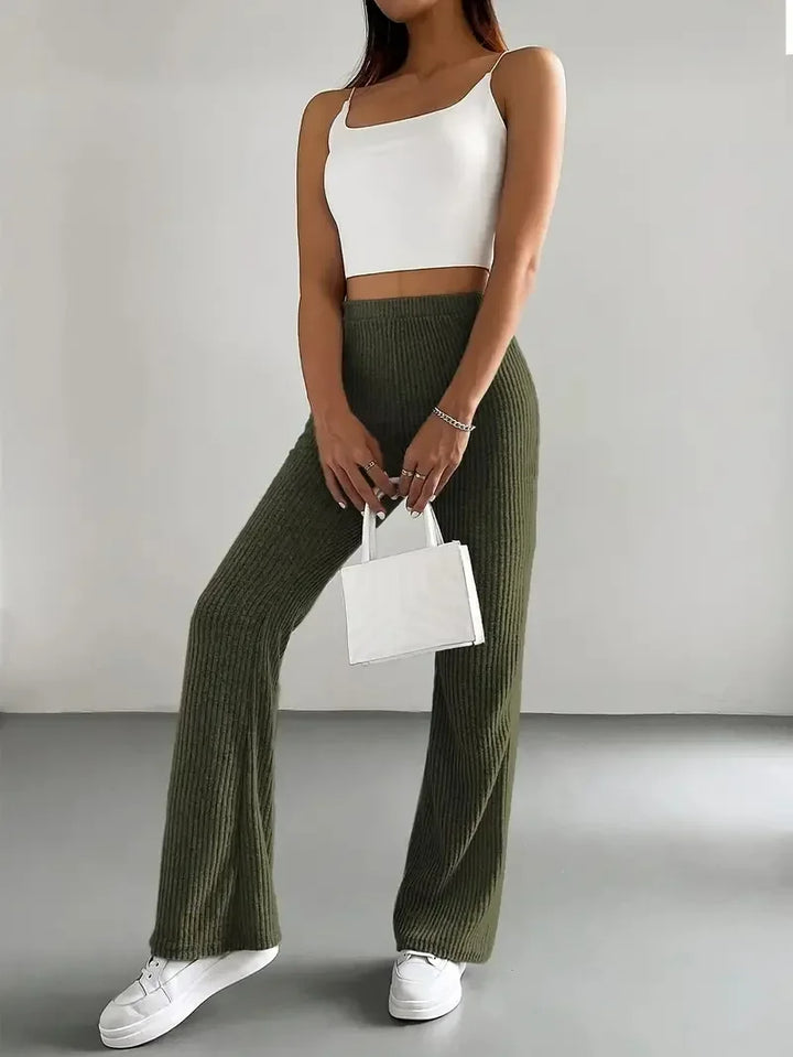 Holloway Rib Flare Pant