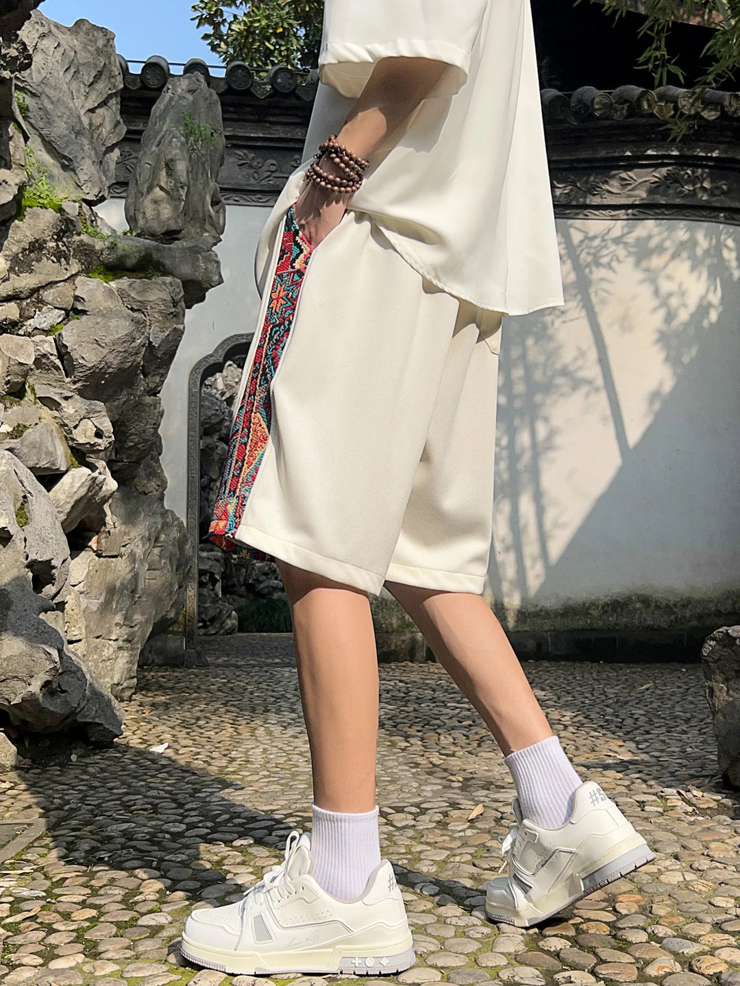 Dynasty Embroidered Short