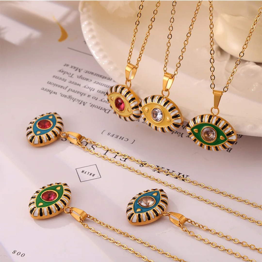 Alchemy Evil Eye Charm Necklace