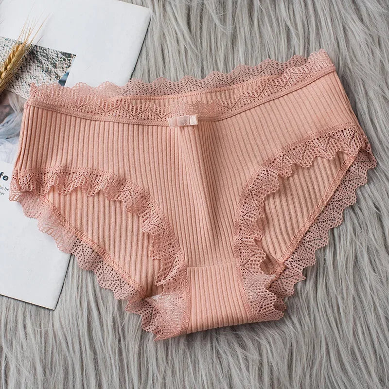 Essentia Lace Cotton Panty Set