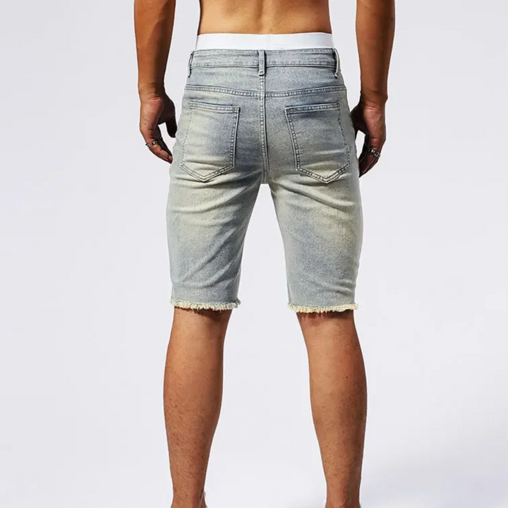 Riot Distressed Denim Short