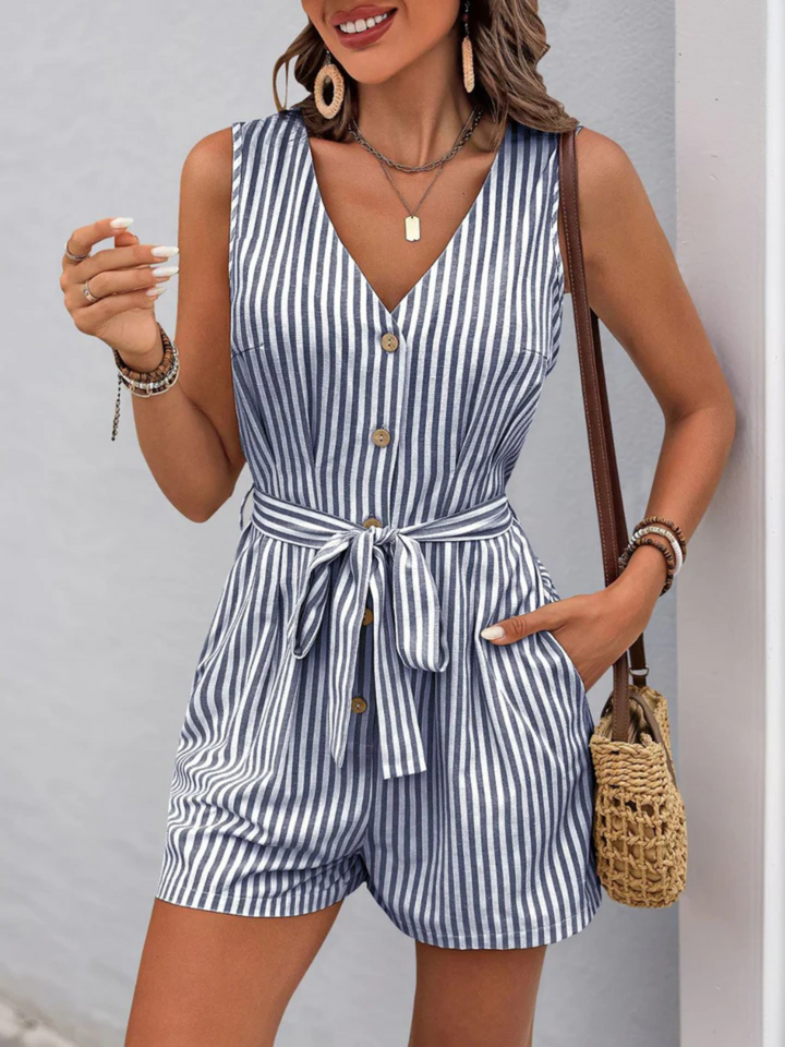 Sundown Stripe Romper