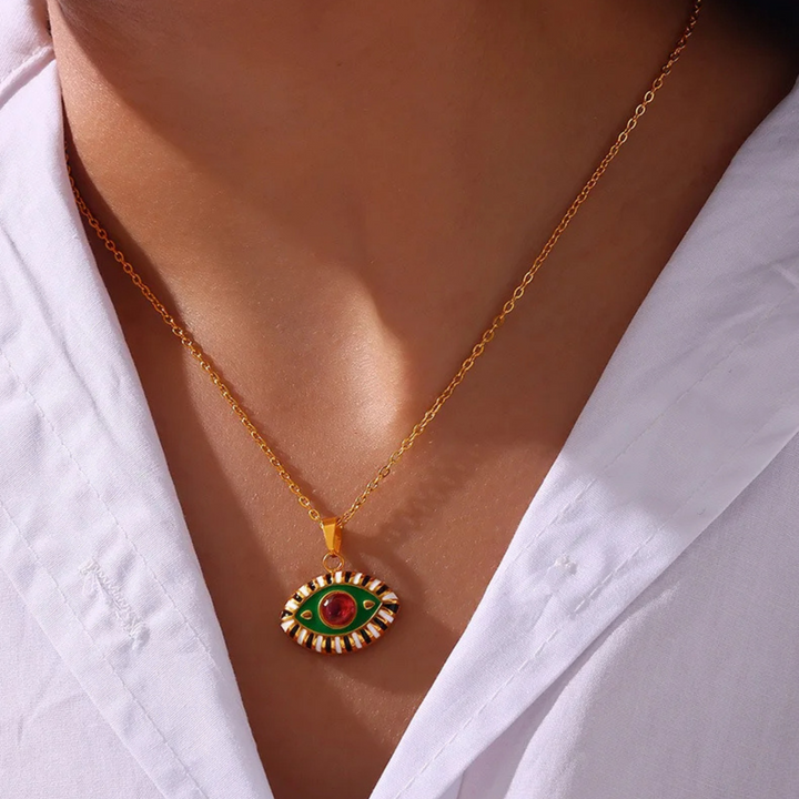 Alchemy Evil Eye Charm Necklace
