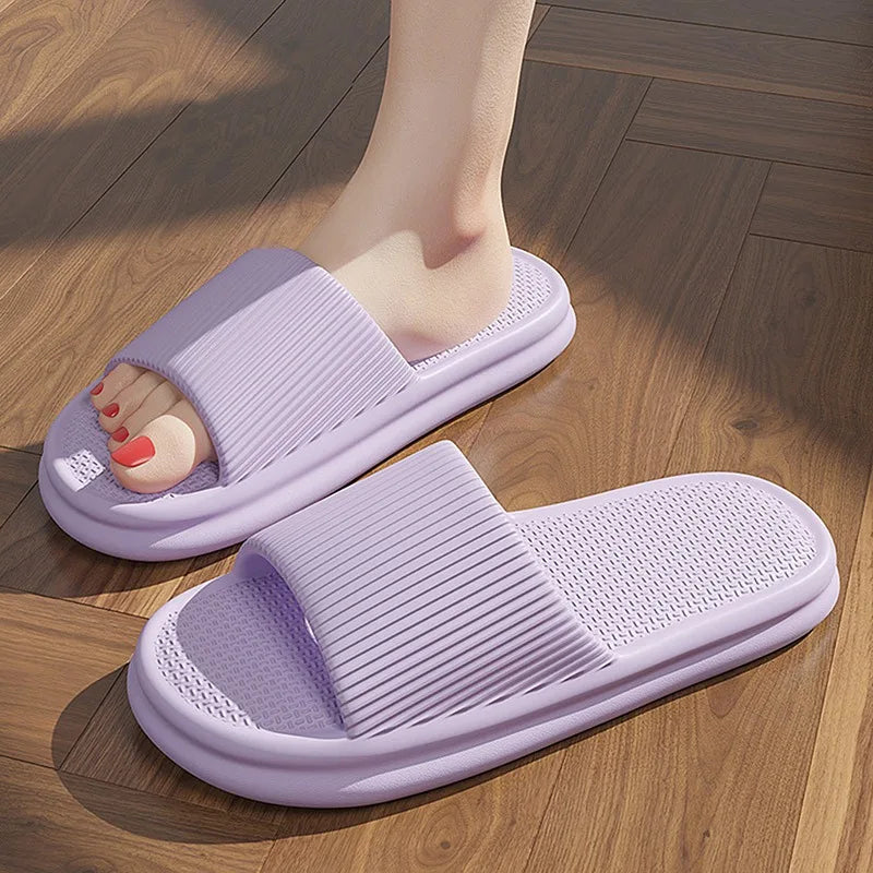Mello Soft Ribbed Slides