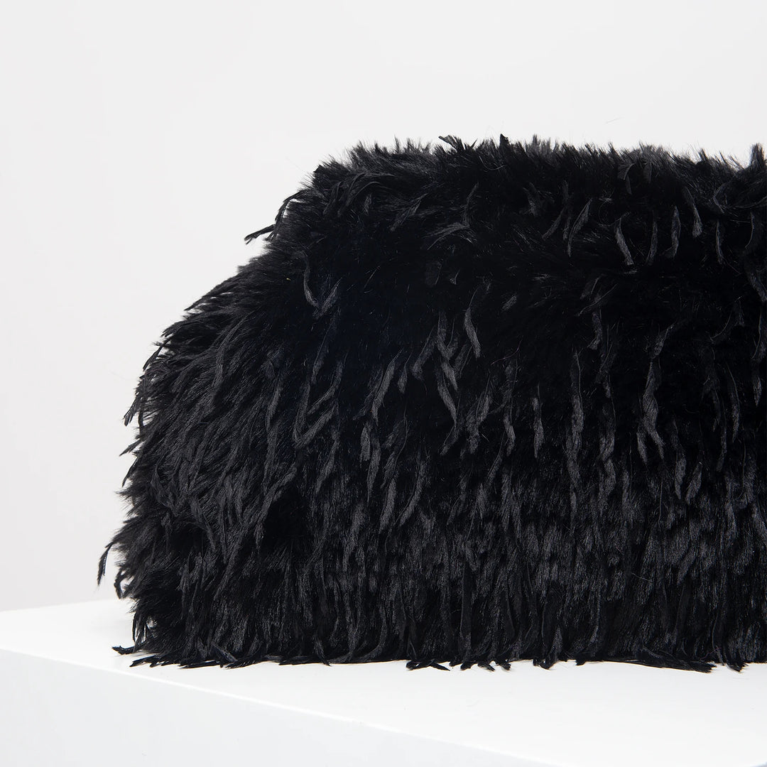 Glamour Feather Clutch Bag