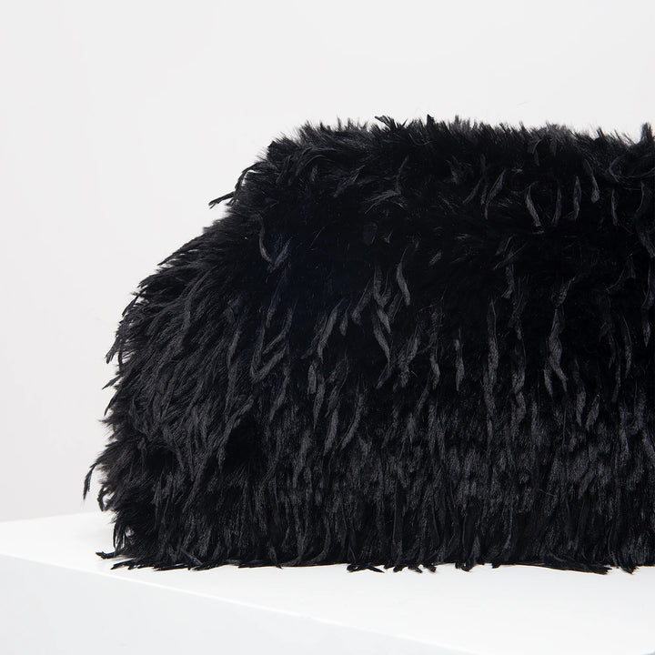 Glamour Feather Clutch Bag