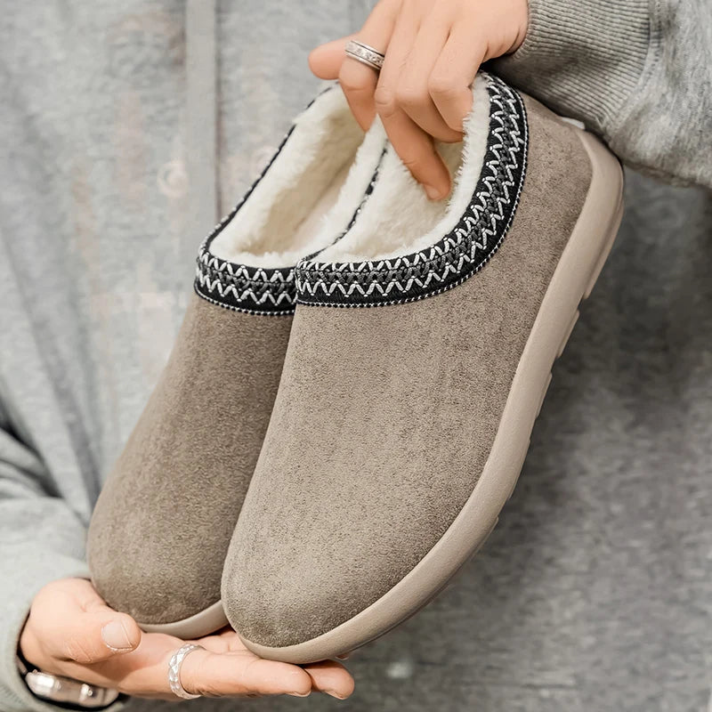 Tundra Fleece Suede Slipper