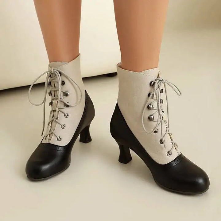 Margaux Victorian Canvas Boot