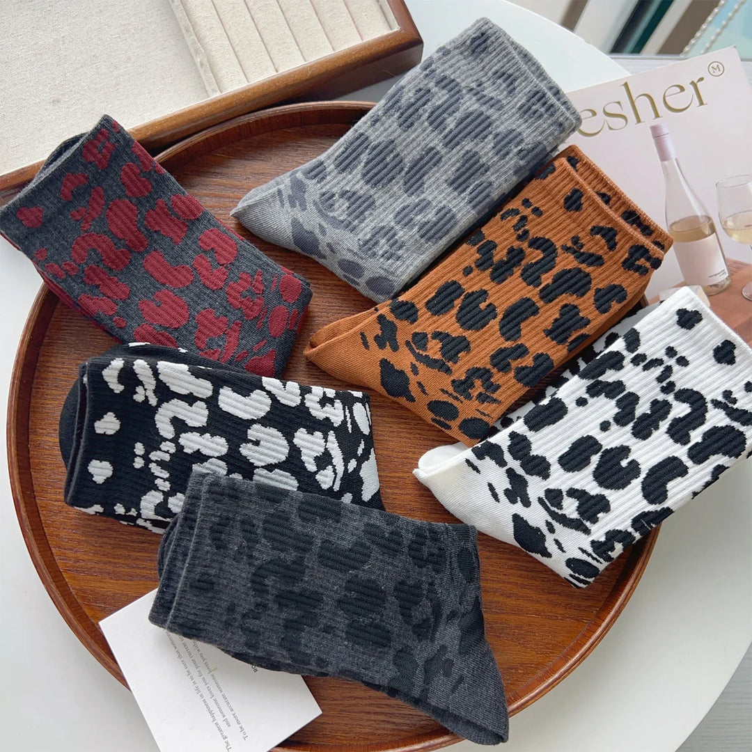 Panthera Cotton Knit Sock Set
